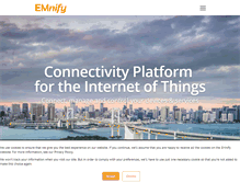 Tablet Screenshot of emnify.com